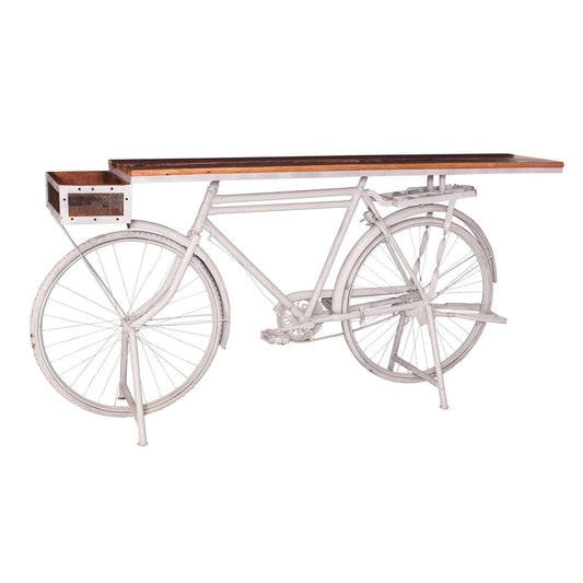 SIT Möbel Im- und Export Bartafel gemaakt van gerecyclede fietsen