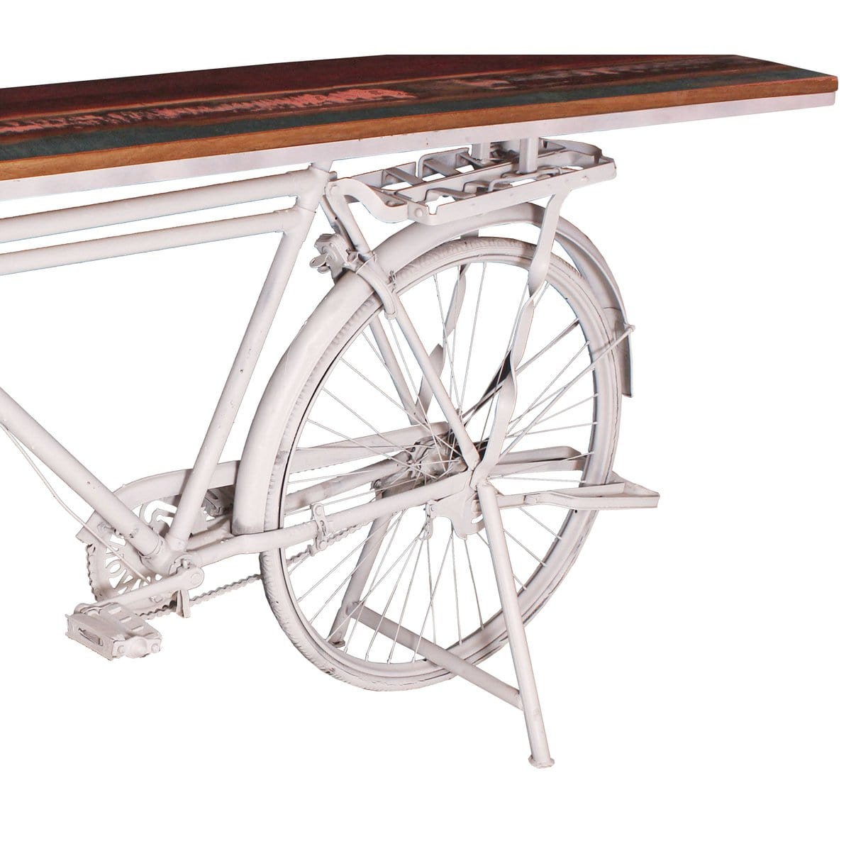 SIT Möbel Im- und Export Bartafel gemaakt van gerecyclede fietsen