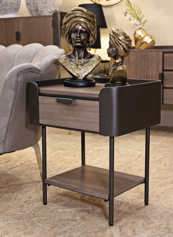 Mauro Ferretti BED SIDE TORONTO CM 50,5X41X60