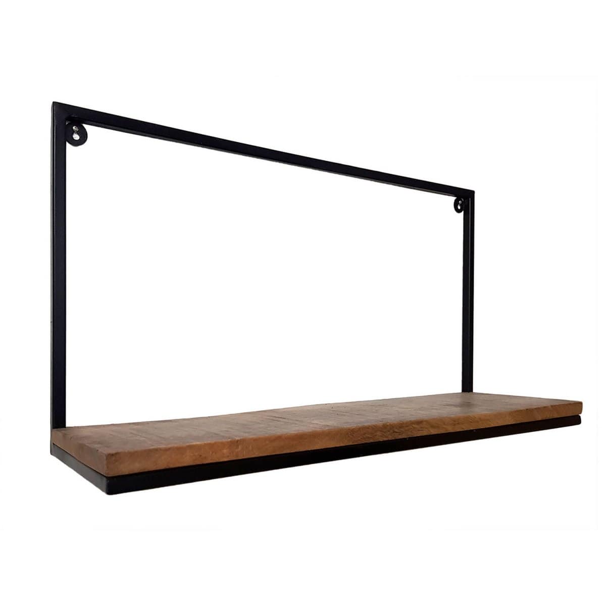 Voglrieder kreatives Wohnen Boekenplank wandplank boekenkast 75 x 40 x 20 cm Liverpool metalen frame mat zwart