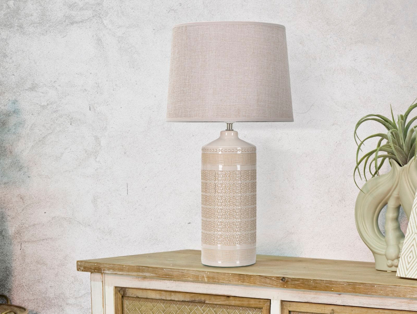 Mauro Ferretti CERAMIC TABLE LAMPGRAPHS CM Ø 30X55