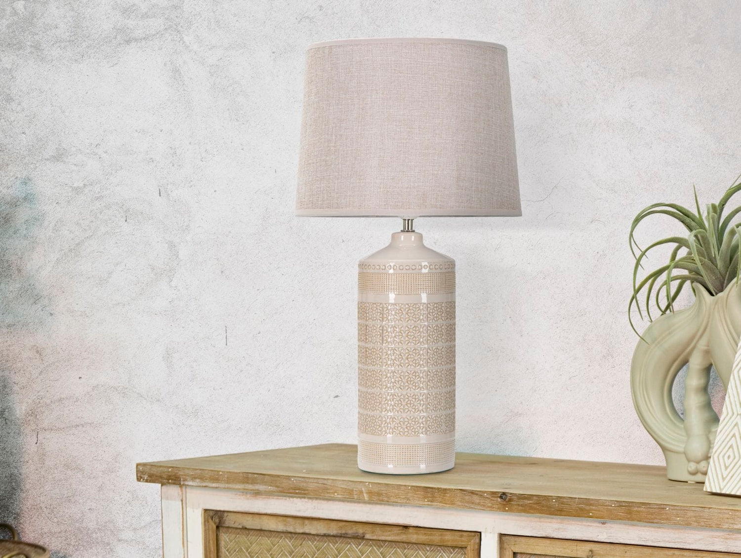 Mauro Ferretti CERAMIC TABLE LAMPGRAPHS CM Ø 30X55