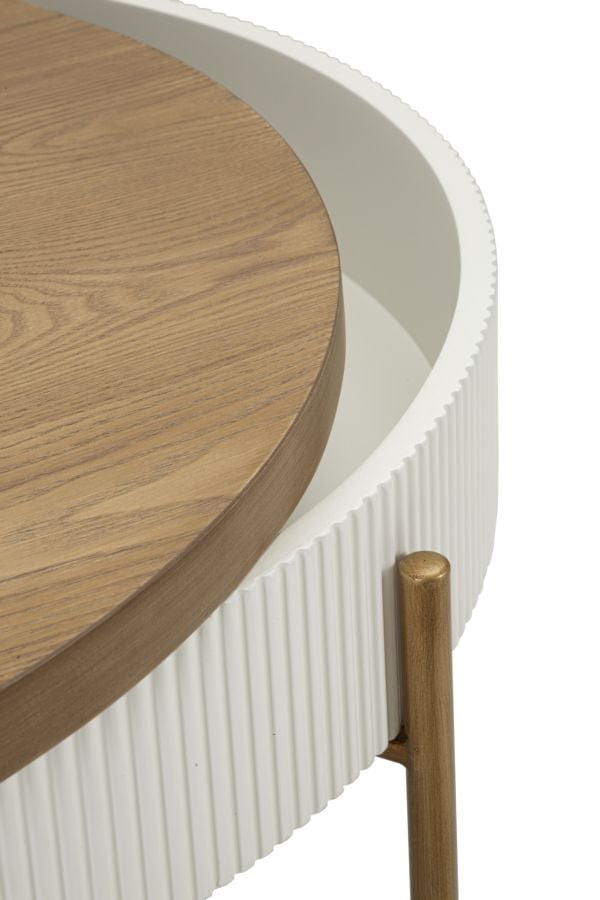 Mauro Ferretti COFFEE TABLE TOLOSA CM Ø 80X48