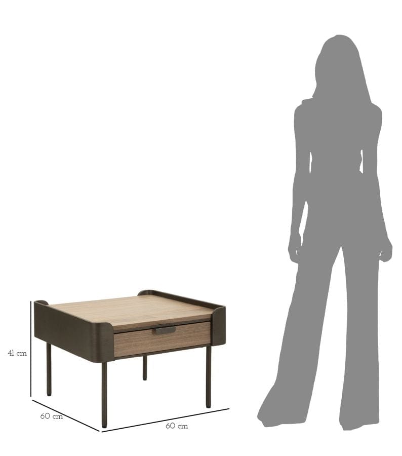 Mauro Ferretti COFFEE TABLE TORONTO CM 60X60X41