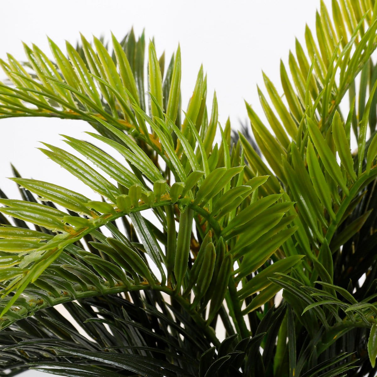 Mica Decorations Cycas Palm Kunstplant in Bloempot Stan - H37 x Ø44 cm - Groen