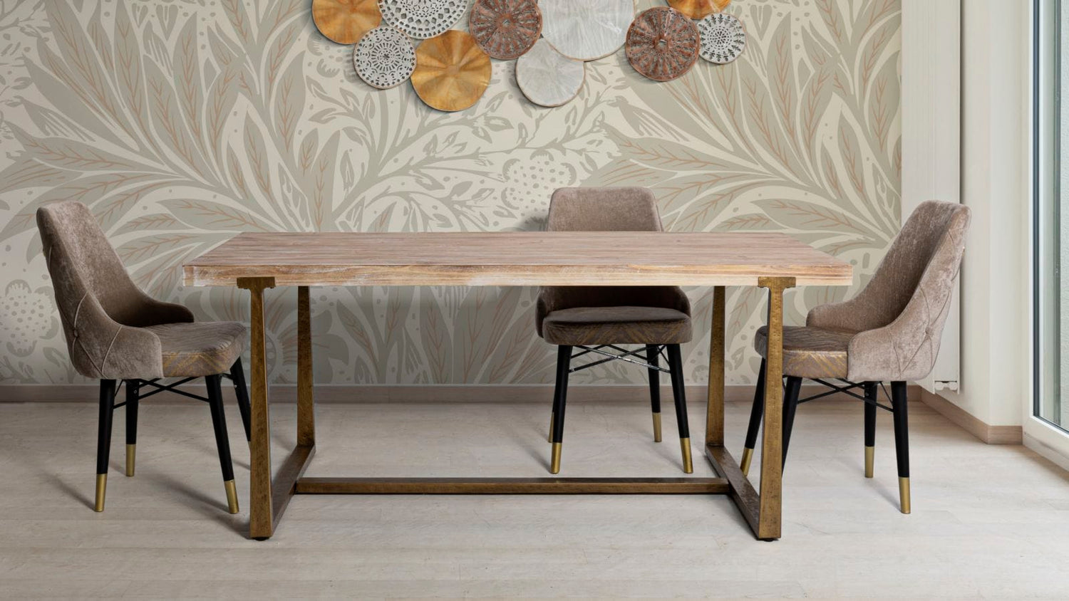Mauro Ferretti DINING TABLE ANKARA CM 180X90X78
