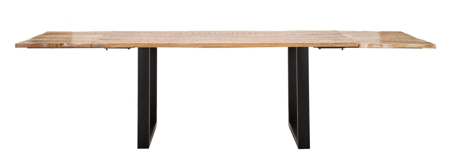 Mauro Ferretti DINING TABLE EDGE -EXTENDABLE- CM 180X90X77-TOTAL LENGHT 280 (MANGO WOOD)