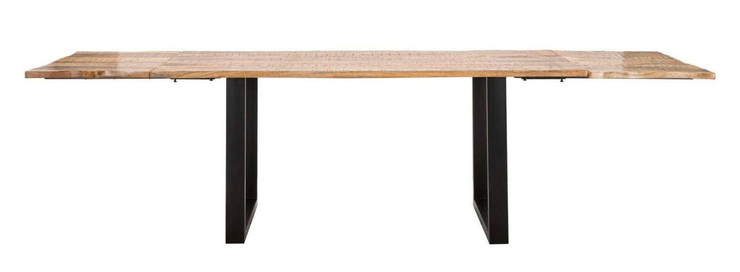 Mauro Ferretti DINING TABLE EDGE -EXTENDABLE- CM 180X90X77-TOTAL LENGHT 280 (MANGO WOOD)