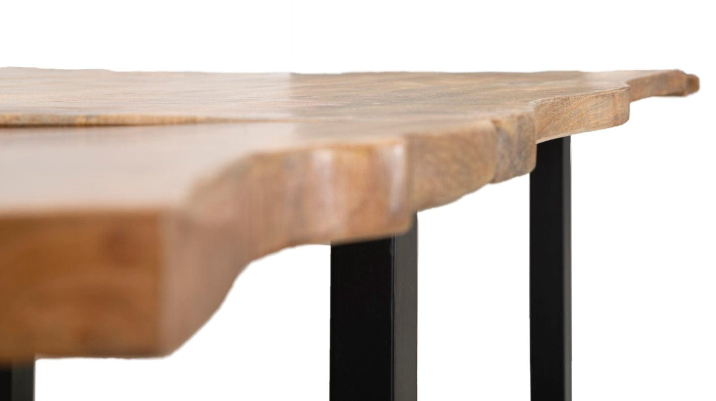 Mauro Ferretti DINING TABLE EDGE -EXTENDABLE- CM 180X90X77-TOTAL LENGHT 280 (MANGO WOOD)