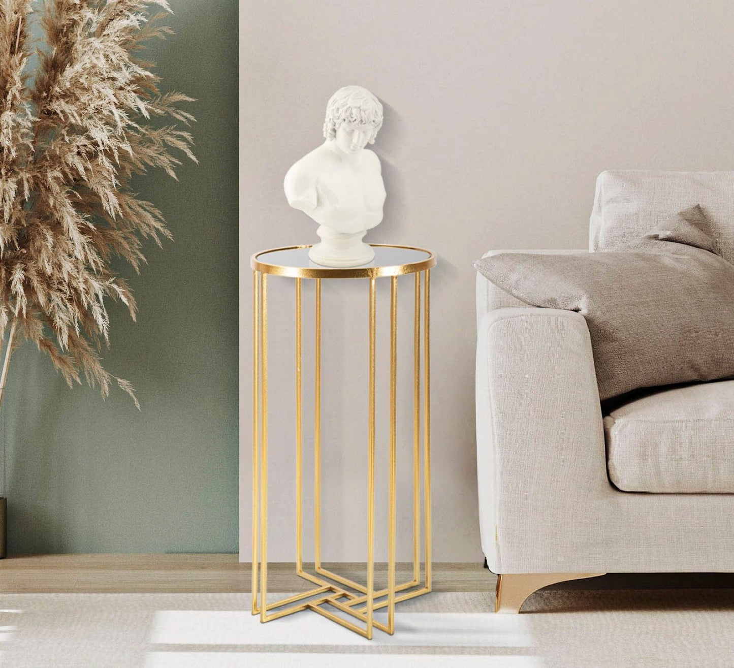Mauro Ferretti END TABLE LIGLES CM Ø 40X80