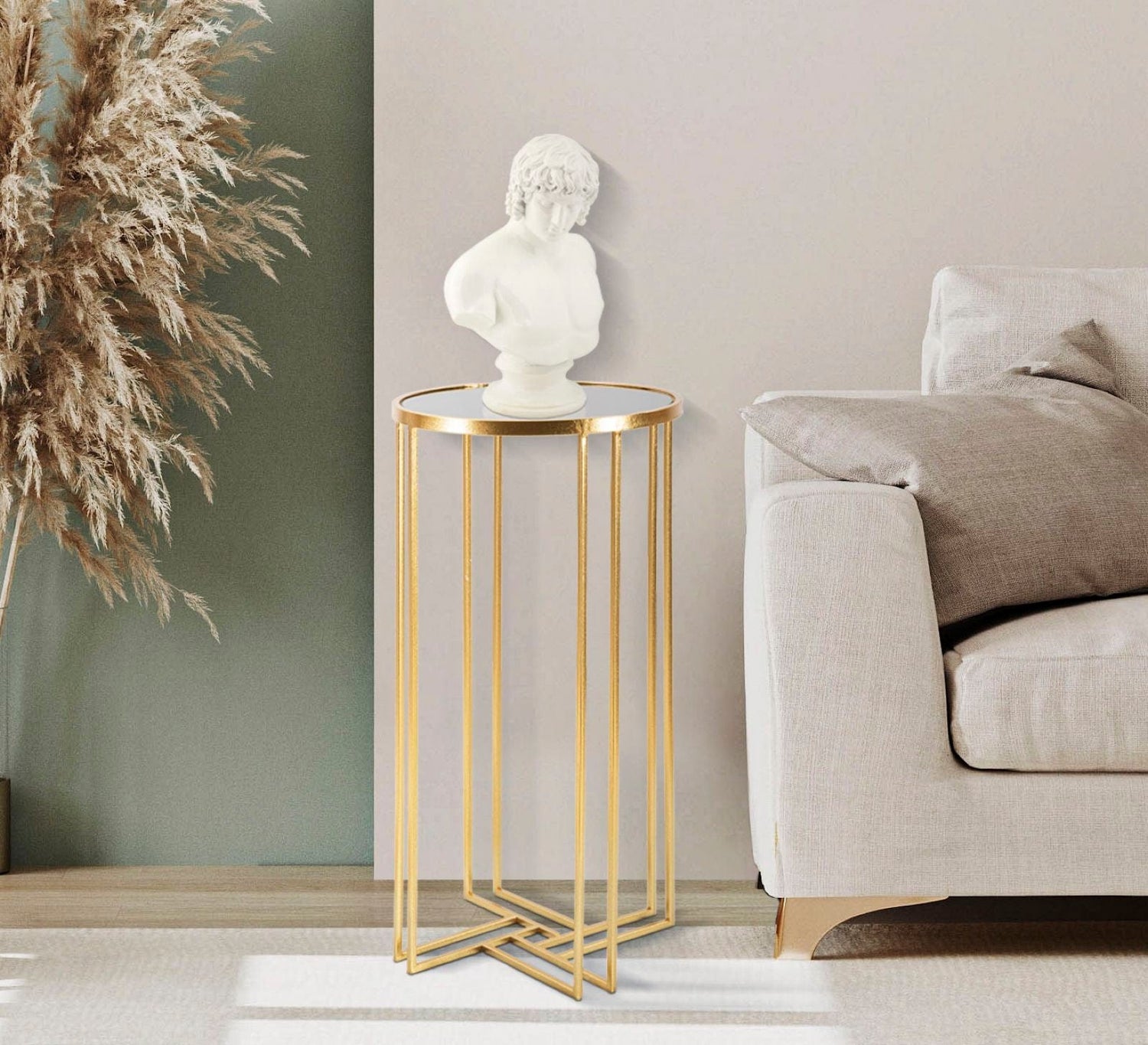 Mauro Ferretti END TABLE LIGLES CM Ø 40X80