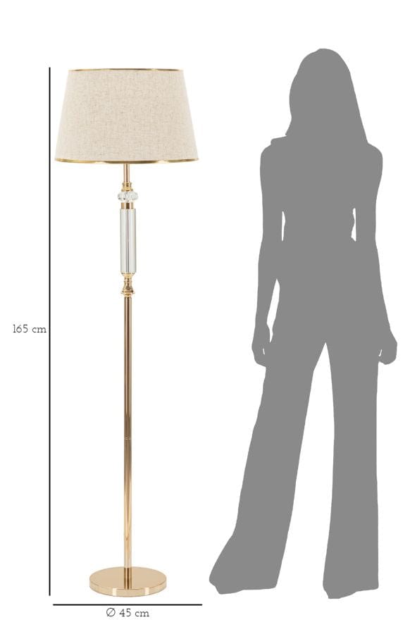 Mauro Ferretti FLOOR LAMP PRAGA CM Ø 45X165