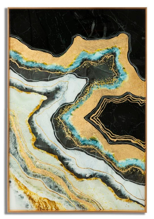 Mauro Ferretti GLASS WALL PANEL WITH FRAME
 DARKY CM 60X3,5X90