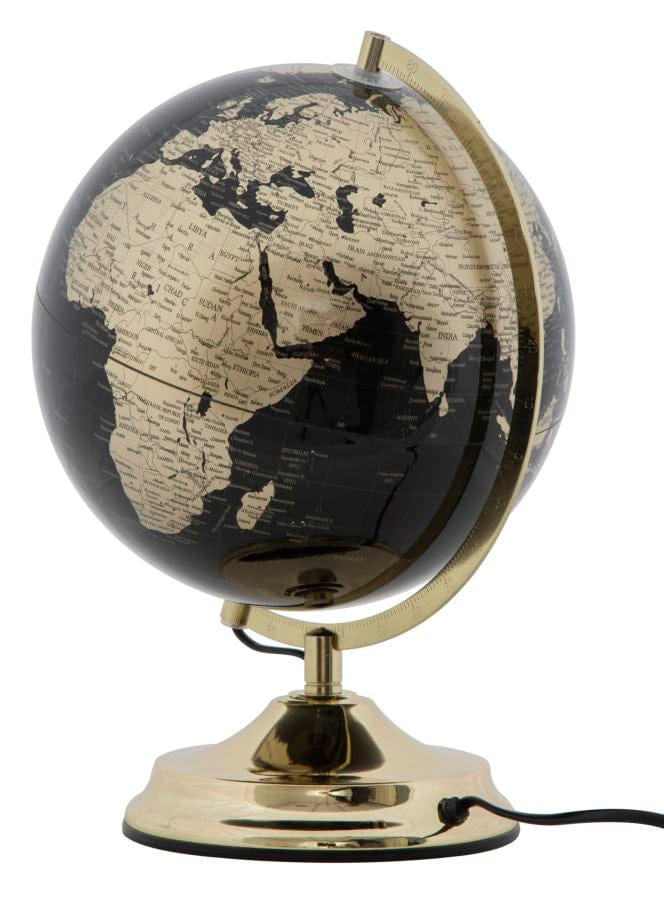 Mauro Ferretti GLOBE GOLD WITH LIGHT CM Ø 25X38