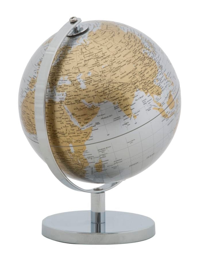 Mauro Ferretti GLOBE SILVER NEW CM Ø 20X28