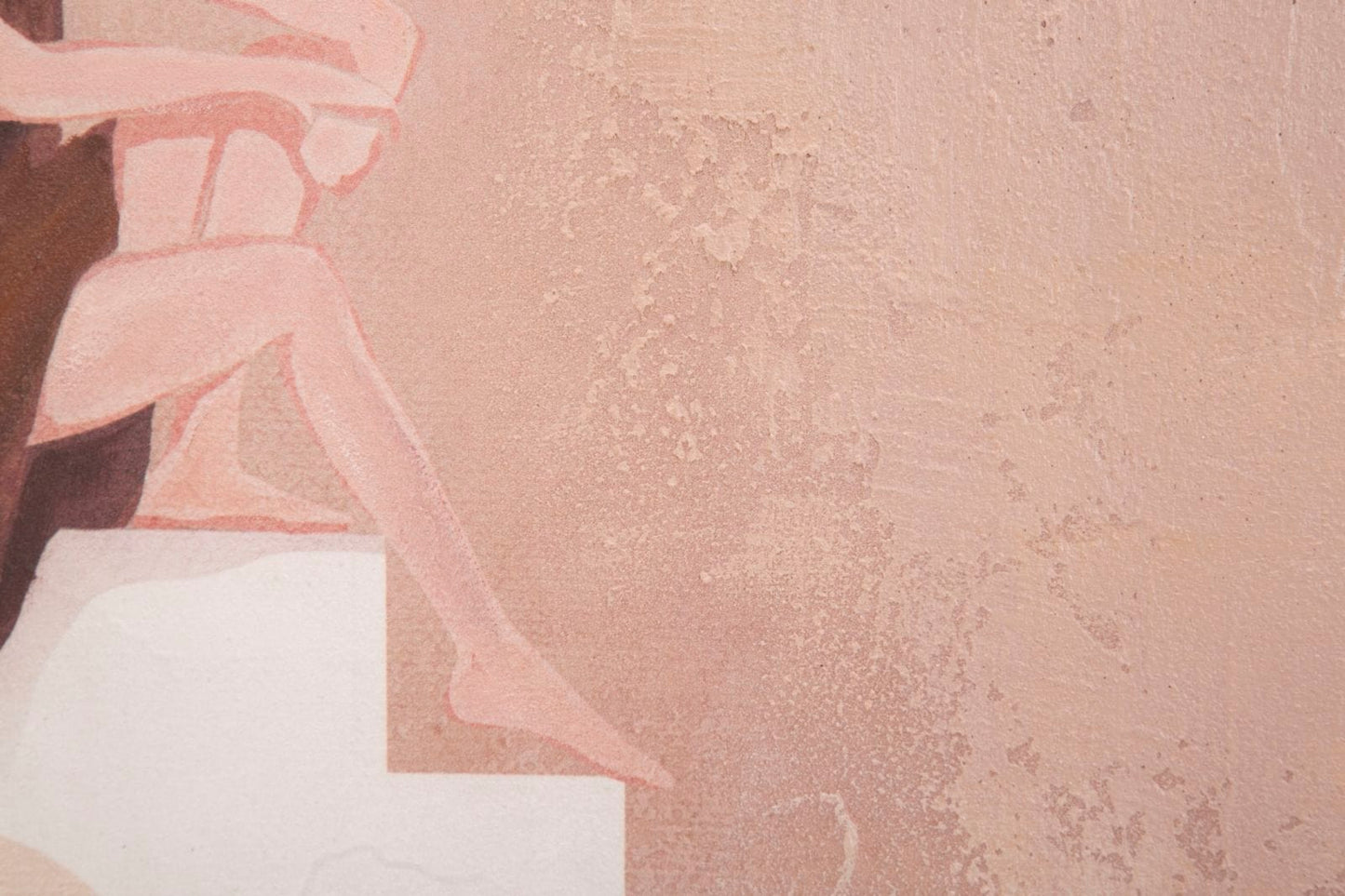 Mauro Ferretti HANDMADE WALL PAINTING LADY -B- CM 80X3,7X100