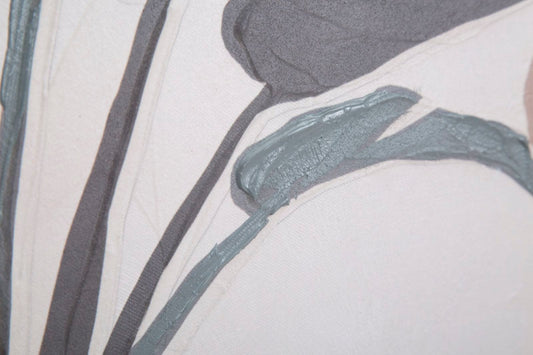 Mauro Ferretti HANDMADE WALL PAINTING LADY -C- CM 80X3,7X100