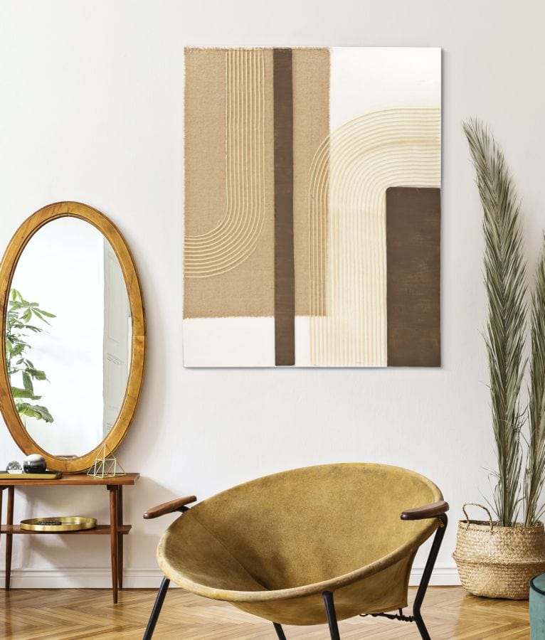 Mauro Ferretti HANDMADE WALL PAINTING LOFTY -B-CM 80X2,8X100