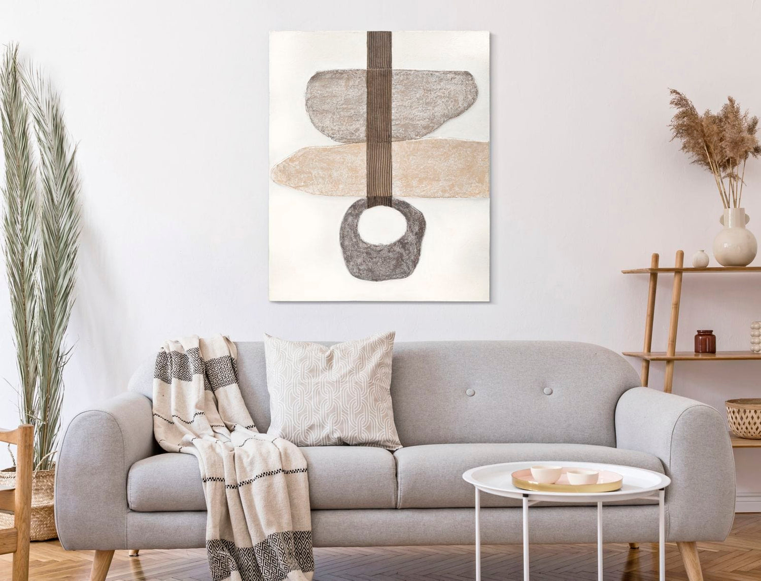 Mauro Ferretti HANDMADE WALL PAINTING STONY -A- CM 80X2,8X100