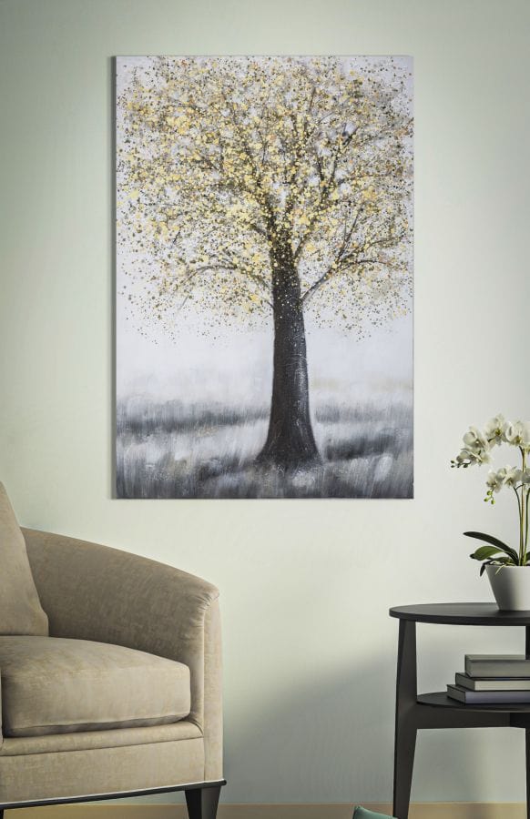 Mauro Ferretti HANDMADE WALL PAINTING TREE SIMPLE -A- CM 
 80X3,8X120
