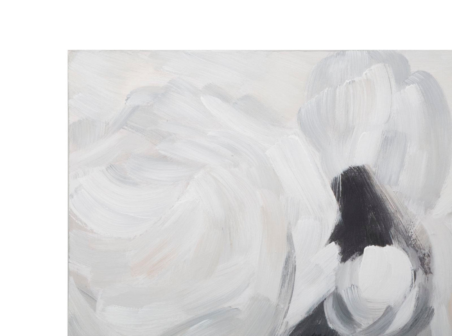 Mauro Ferretti HANDMADE WALL PAINTING WHITE FLOWER -A- CM 90X3,7X90