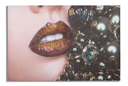 Mauro Ferretti HANDMADE WALL PRINTINGBEAUTIFUL LIPS
 CM 80X3,8X120