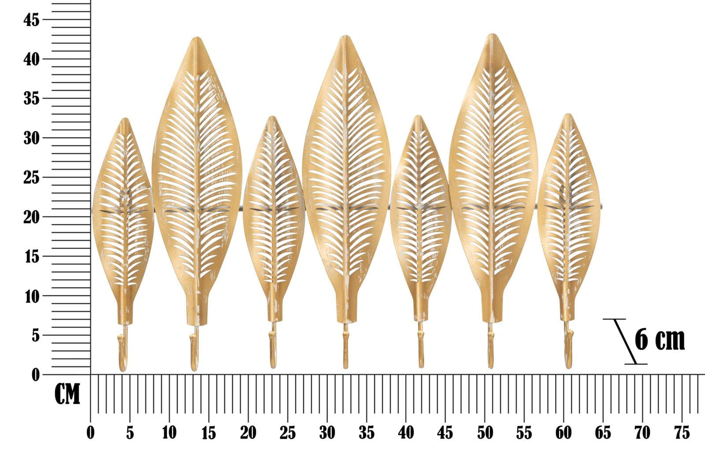 Mauro Ferretti HANGER LONG LEAF CM 65X42,5X6