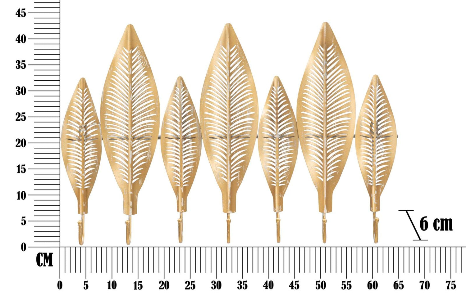 Mauro Ferretti HANGER LONG LEAF CM 65X42,5X6