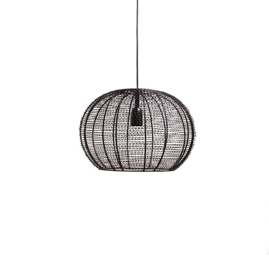 1304 Design Hanglamp LUCAS mat zwart Ø50x38cm