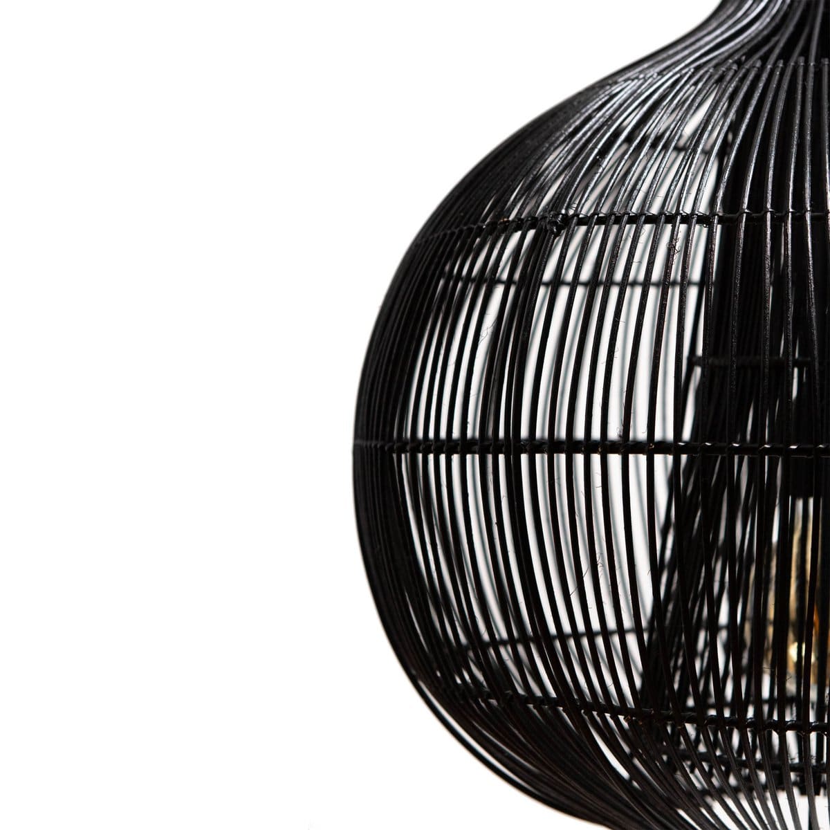 1304 Design Hanglamp RAVI mat zwart Ø50x57cm