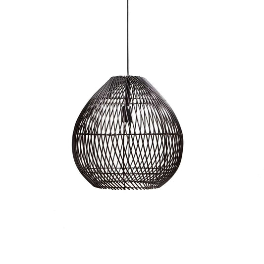 1304 Design Hanglamp RYAN mat zwart Ø45x45cm