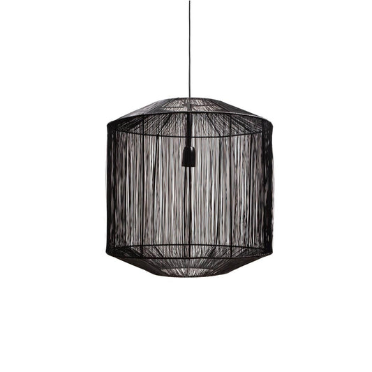 1304 Design Hanglamp SENNA mat zwart Ø50x54cm