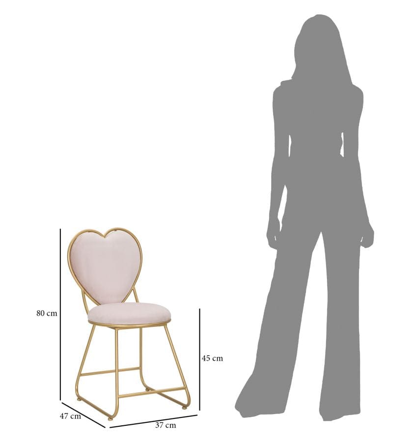 Mauro Ferretti HEART CHAIR CM 37X47X80