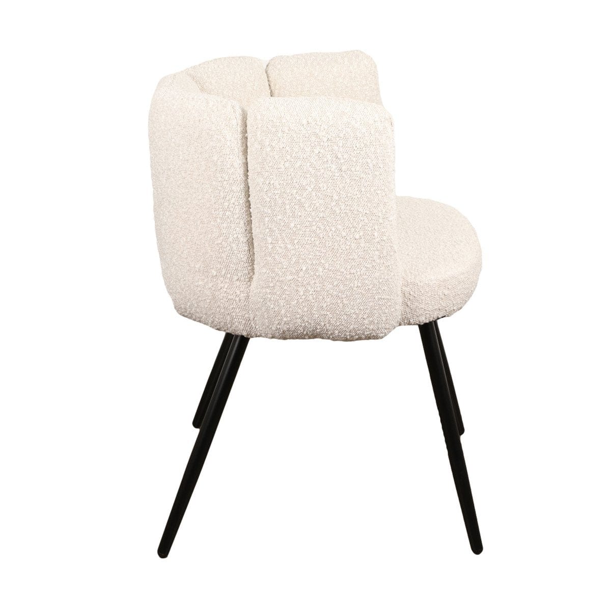 Pole To Pole High five chair white pearl (boucle) (Set of 2)