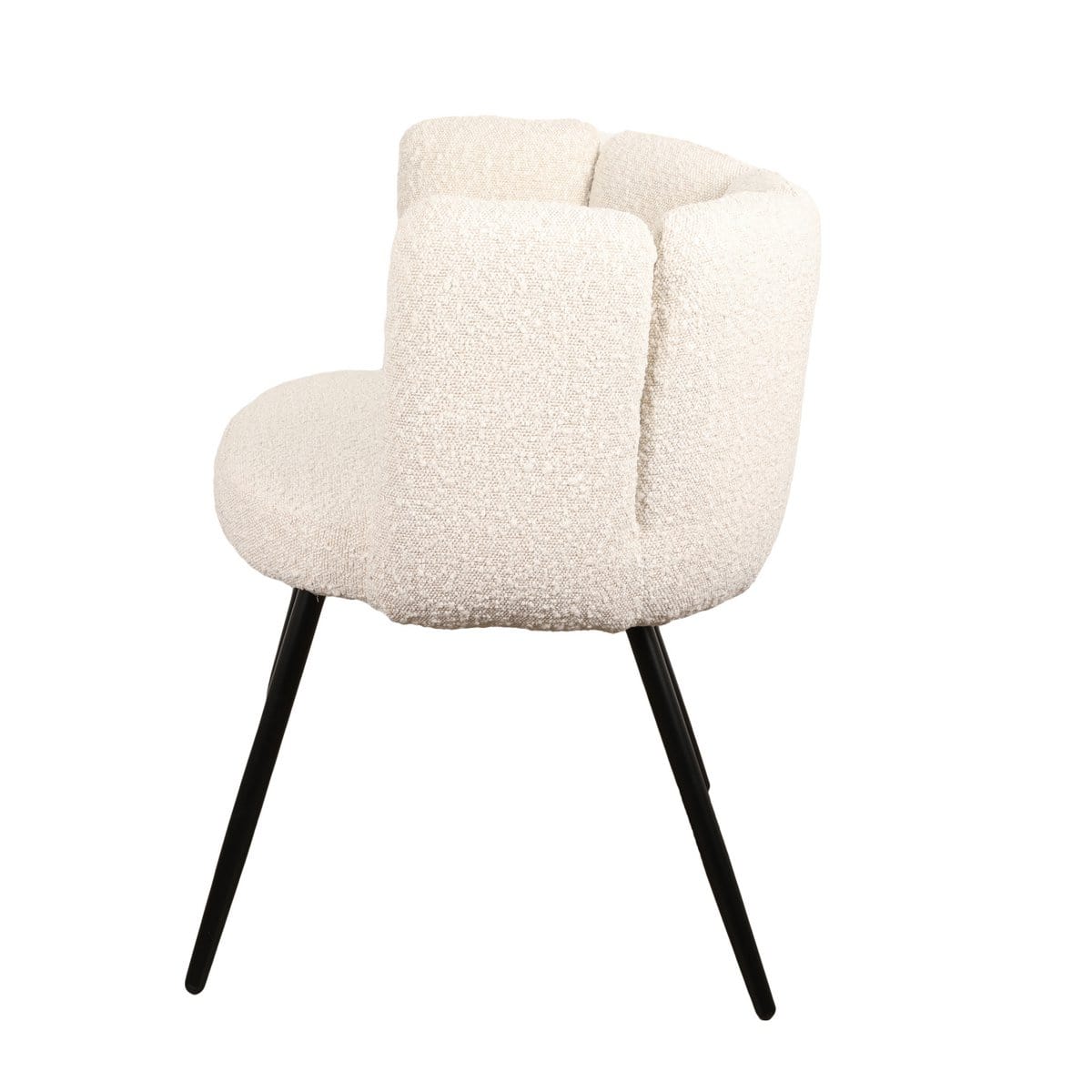 Pole To Pole High five chair white pearl (boucle) (Set of 2)