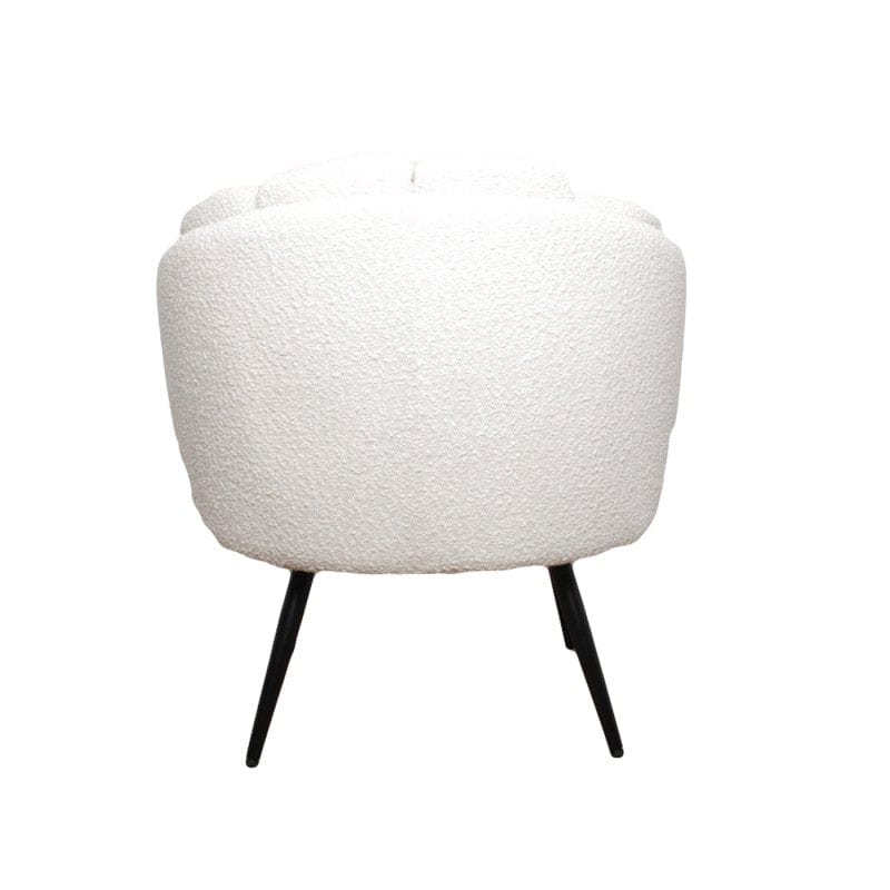 Pole To Pole High five lounge chair white pearl (boucle)