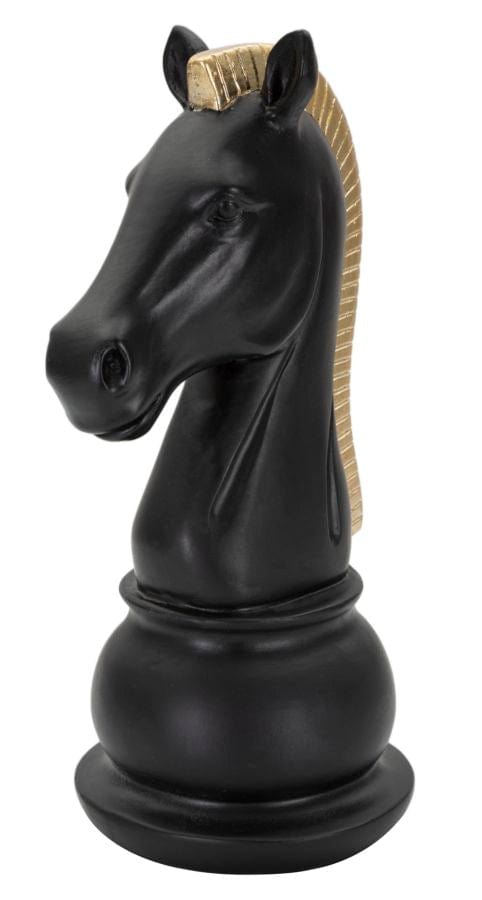 Mauro Ferretti HORSE BLACK AND GOLD CM 10,5X8,5X19