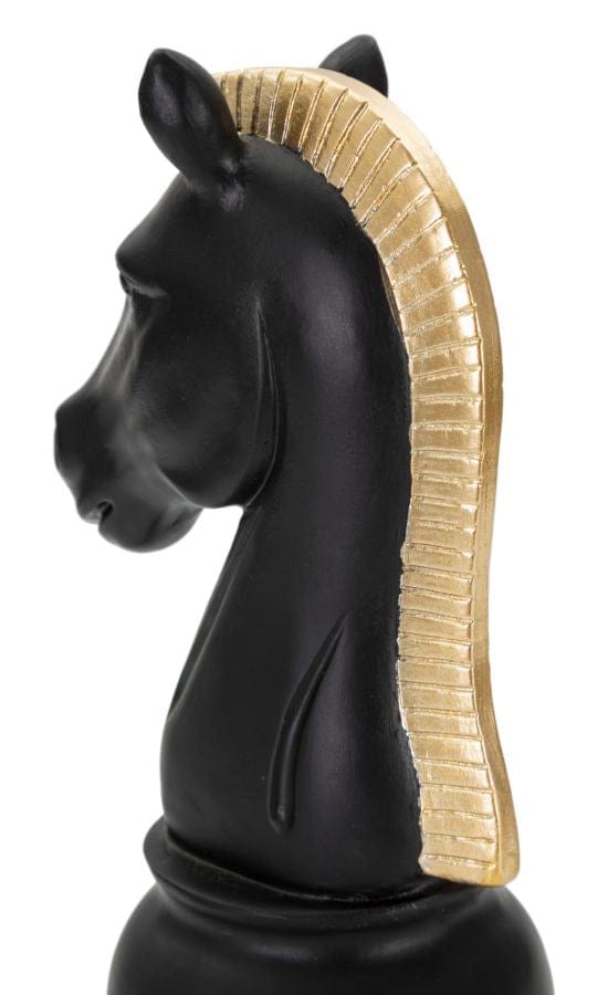 Mauro Ferretti HORSE BLACK AND GOLD CM 10,5X8,5X19