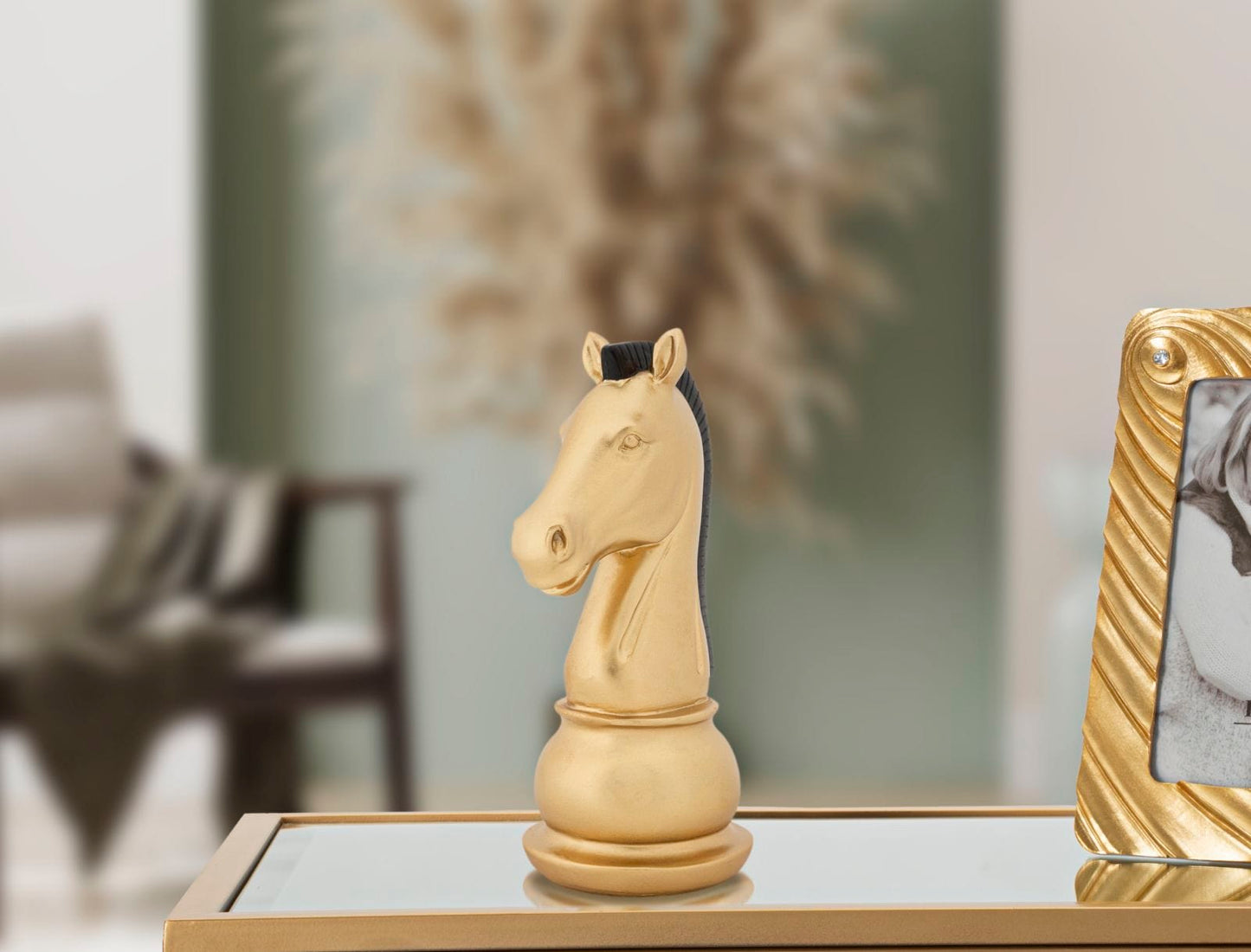 Mauro Ferretti HORSE GOLD AND BLACK CM 10,5X8,5X19