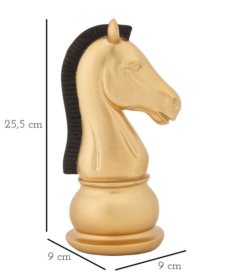 Mauro Ferretti HORSE GOLD AND BLACK CM 10,5X8,5X19