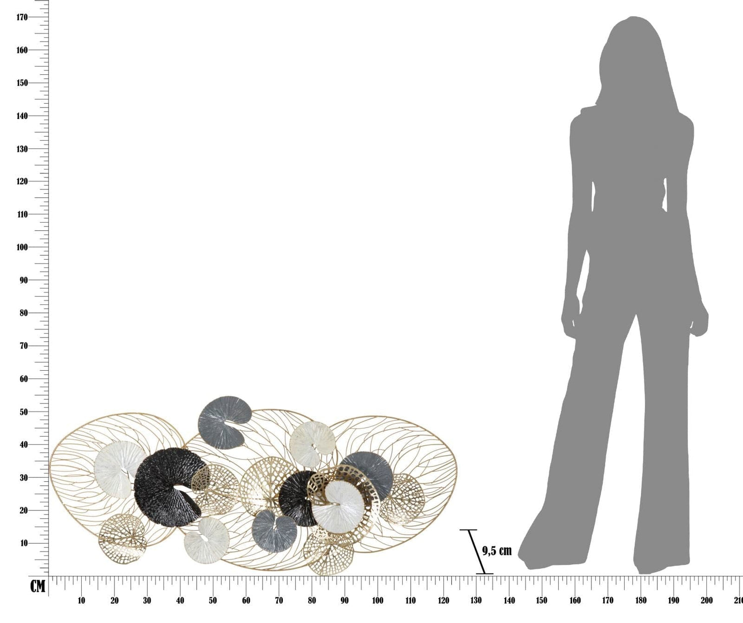 Mauro Ferretti IRON PANEL LUXY CM 124,5X9,5X55