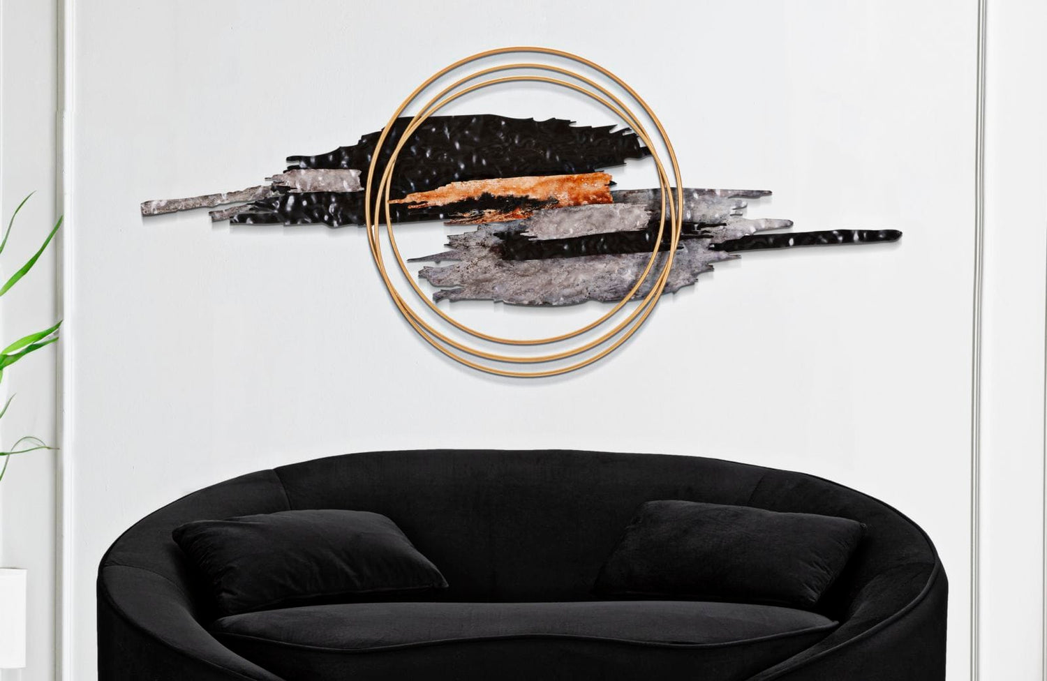 Mauro Ferretti IRON WALL PANEL ART CM 144,8X8,3X64,1