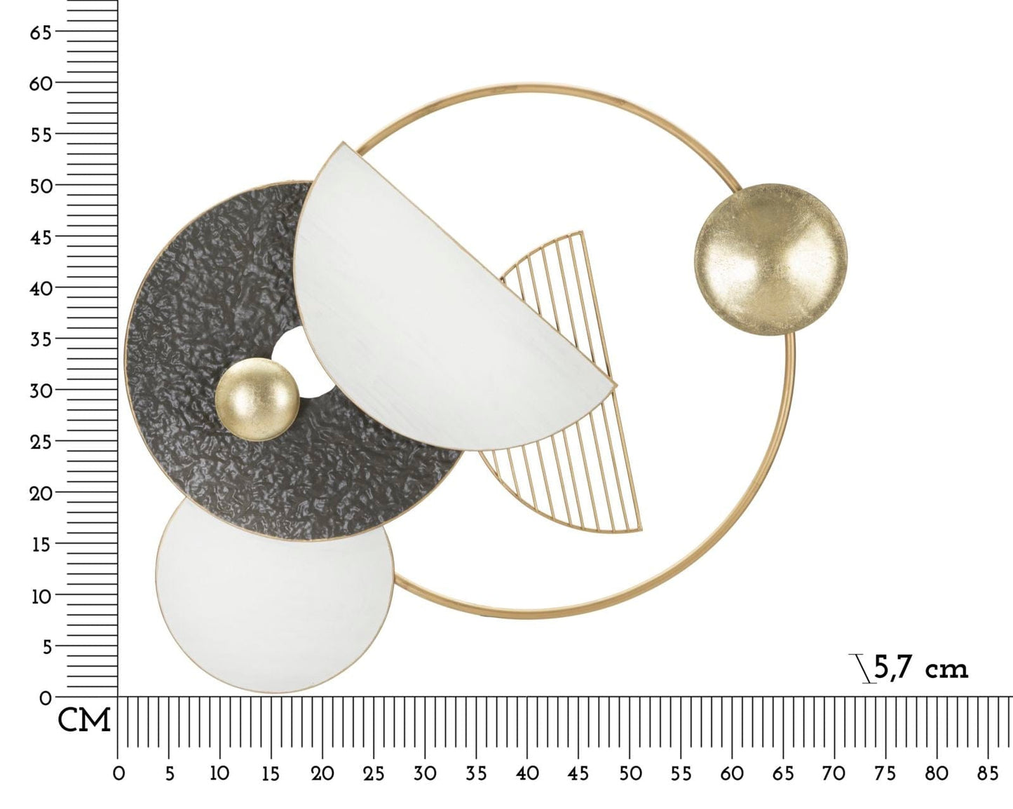 Mauro Ferretti IRON WALL PANEL BOLY CM 70,5X5,7X59,1