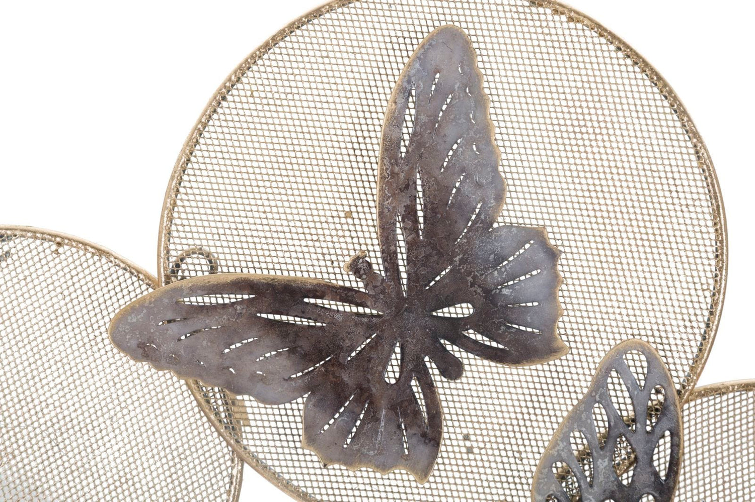 Mauro Ferretti IRON WALL PANEL BUTTERFLY DARK CM 66X5X38