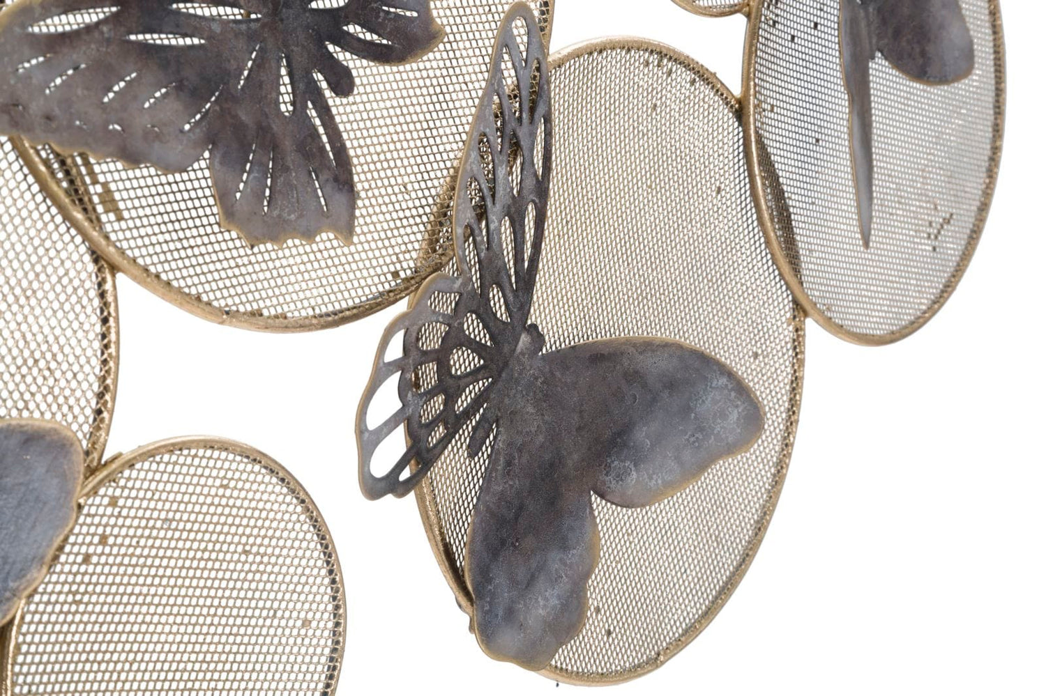 Mauro Ferretti IRON WALL PANEL BUTTERFLY DARK CM 66X5X38