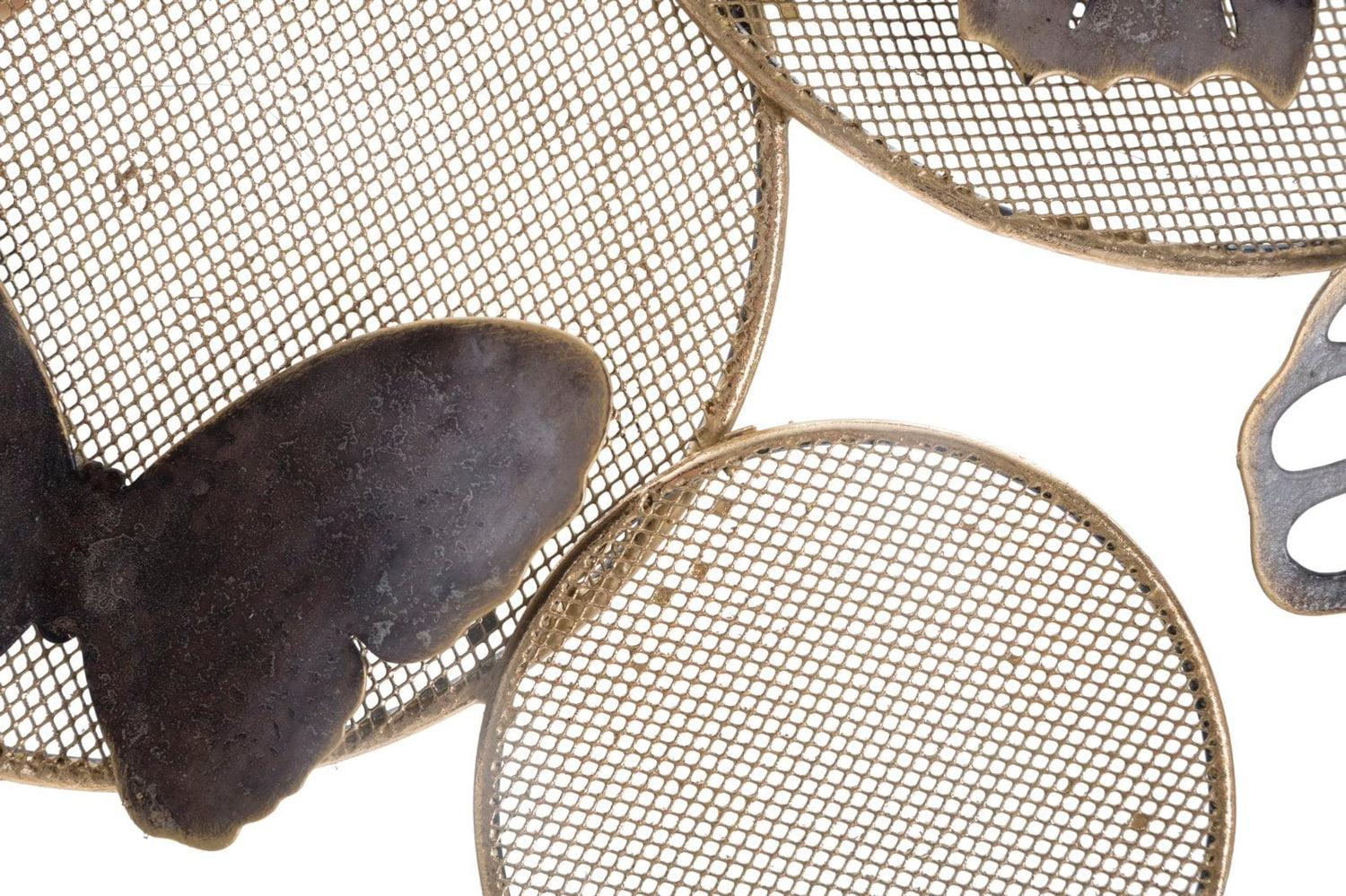 Mauro Ferretti IRON WALL PANEL BUTTERFLY DARK CM 66X5X38