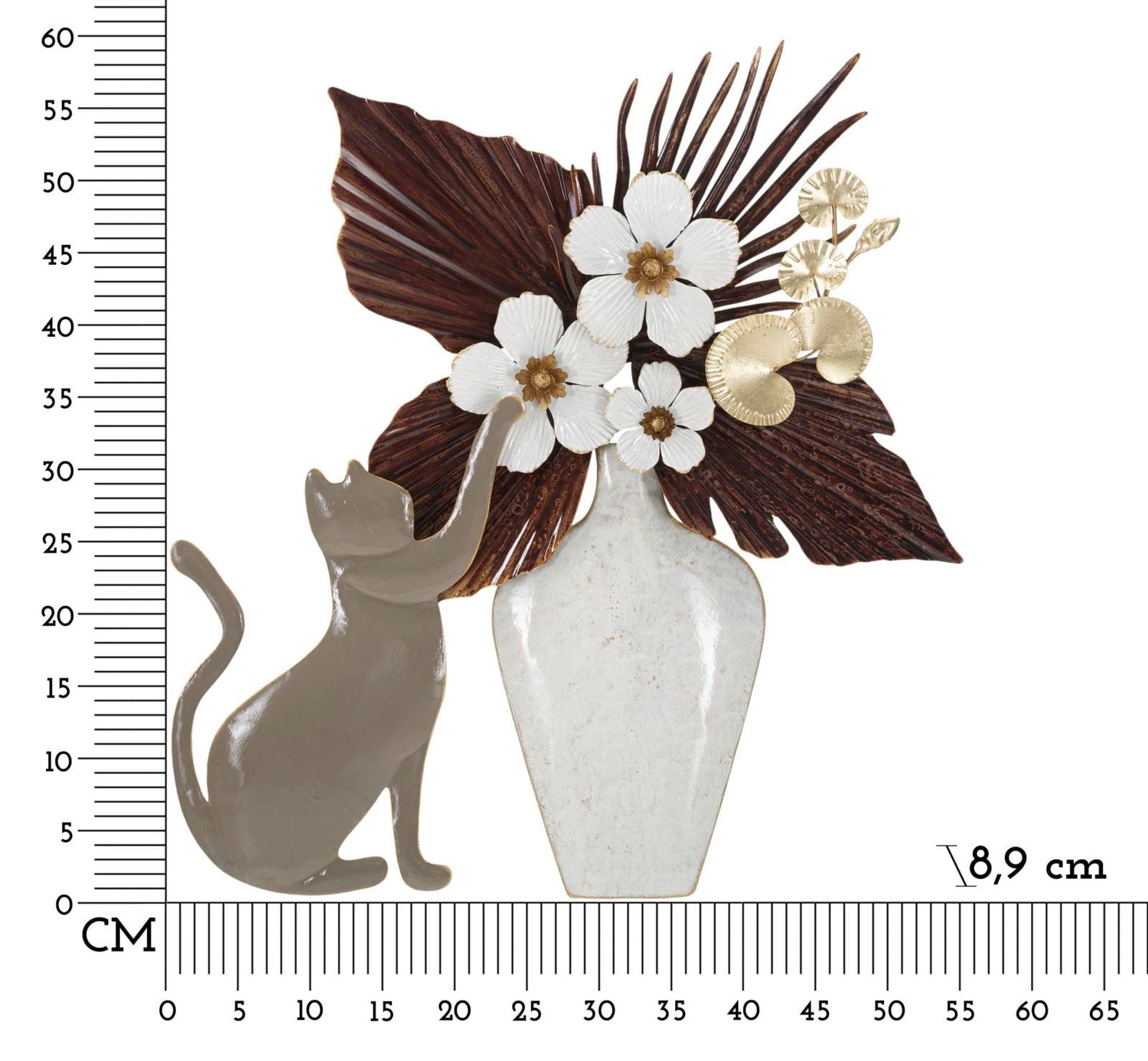 Mauro Ferretti IRON WALL PANEL CAT CM 54,6X8,9X59,7