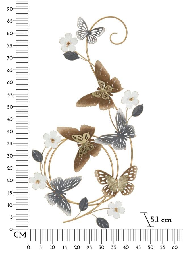 Mauro Ferretti IRON WALL PANEL DELIS CM 45,1X5,1X87,6