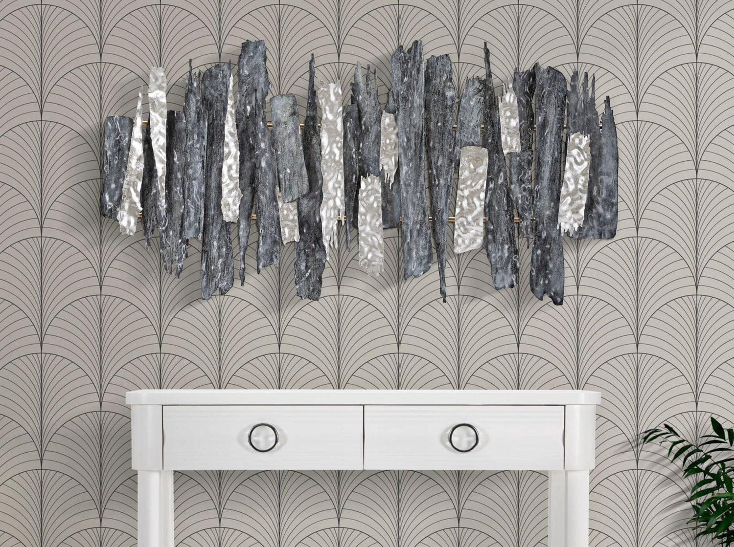 Mauro Ferretti IRON WALL PANEL SCULPT CM 122,6X6,4X62,9