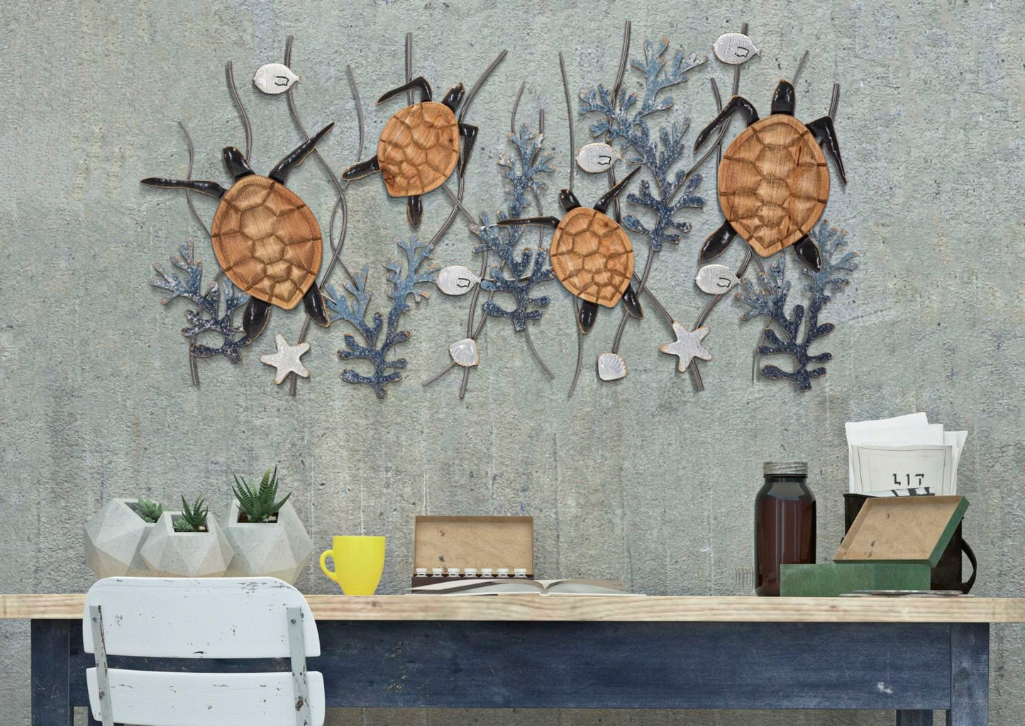 Mauro Ferretti IRON WALL PANEL TURTLE CM 132,7X5,7X69,9